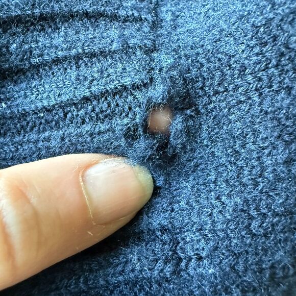 Banana Republic 100% Merino Wool Longline Button Front Cardigan Sweater Heavy M - Picture 6 of 6